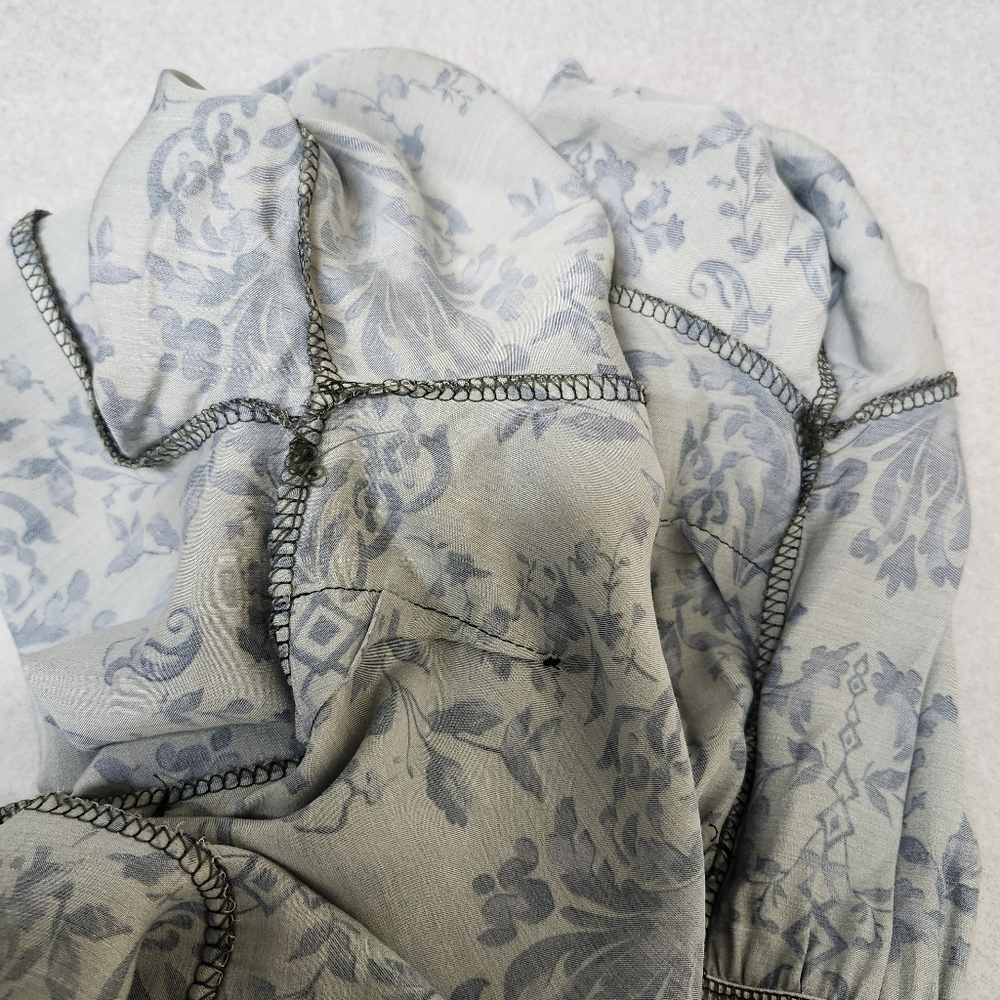 Lola Made in Italy Size S Silk Blend Midi/ Maxi Dress EUC Bohemian - Picture 10 of 11